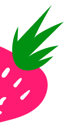 Porção de morangos